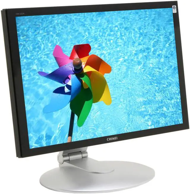 Alt view image 3 of 14 - CHIMEI CMV-222H Glossy Black 22" LCD Monitor w/HDMI+HDPC, Component+Composite+SVideo, Speakers, 6 in 1 Card Reader, Tilt/Swivel/Height-Adjustable stand