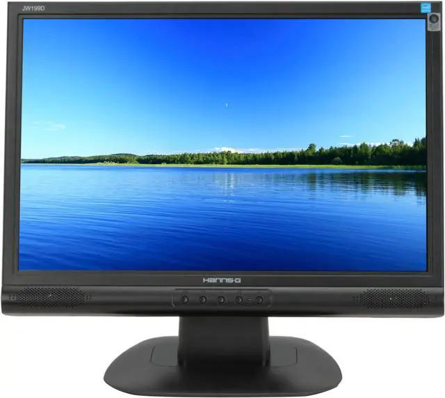 Alt view image 2 of 13 - Hanns-G 19" Active Matrix, TFT LCD WXGA LCD Monitor 5 ms D-Sub, DVI-D JW-199DPB