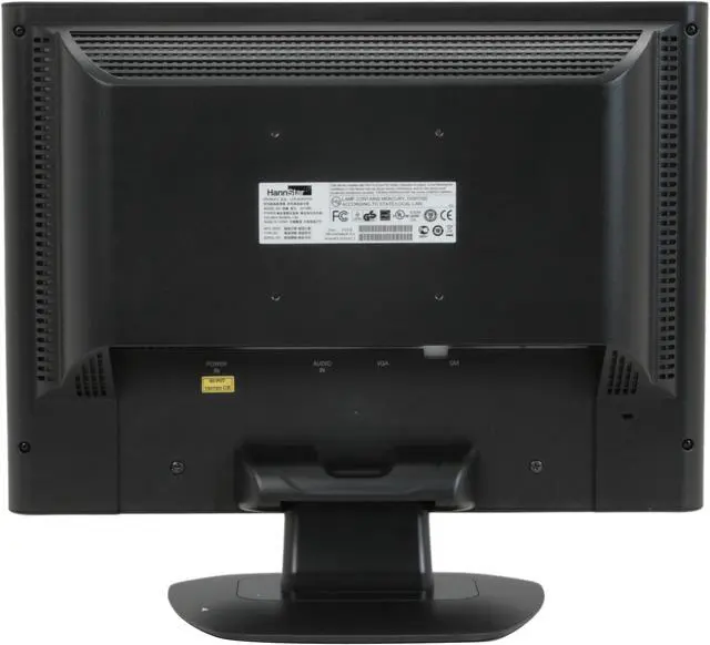 Alt view image 6 of 13 - Hanns-G 19" Active Matrix, TFT LCD WXGA LCD Monitor 5 ms D-Sub, DVI-D JW-199DPB