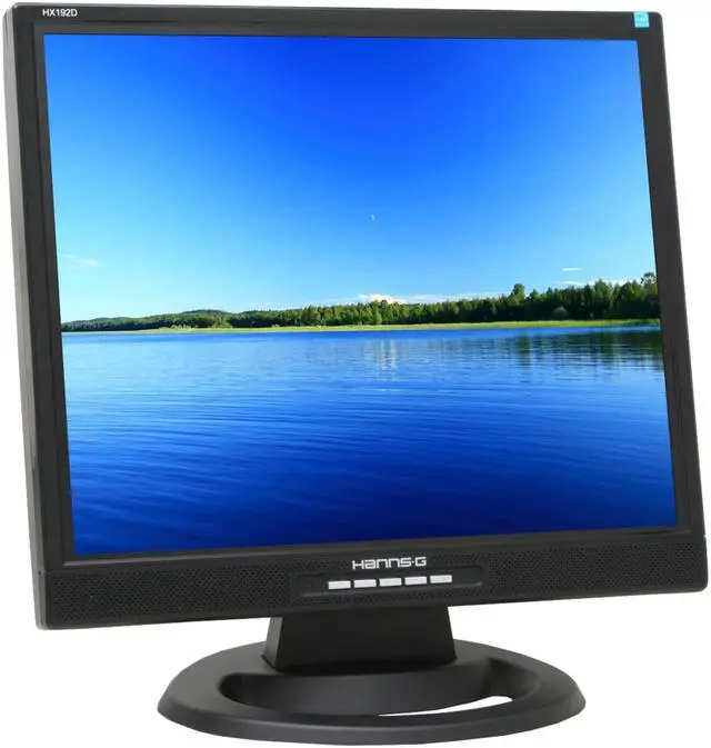 Alt view image 3 of 10 - Hanns-G 19" Active Matrix, TFT LCD SXGA LCD Monitor 2 ms D-Sub, DVI-D HX-192RPB