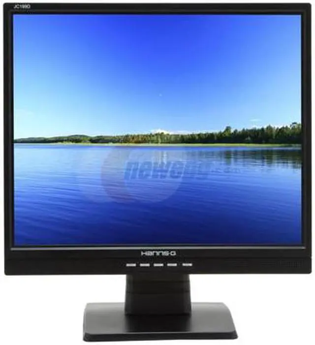 Alt view image 2 of 10 - Hanns-G 19" Active Matrix, TFT LCD SXGA LCD Monitor 8 ms D-Sub, DVI-D JC-199DPB
