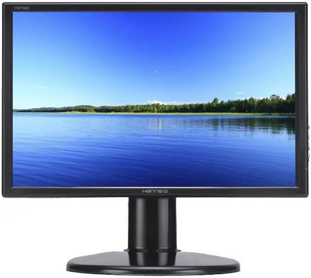 Alt view image 2 of 12 - Hanns-G 19" Active Matrix, TFT LCD WXGA+ LCD Monitor with Height & Pivot Adjustments 5 ms D-Sub, DVI-D HW-194DJB