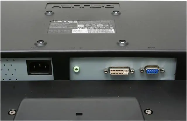 Alt view image 9 of 12 - Hanns·G HW-223DPB Black 22" 5ms DVI Widescreen LCD Monitor 300 cd/m2 1000:1 Built in Speakers
