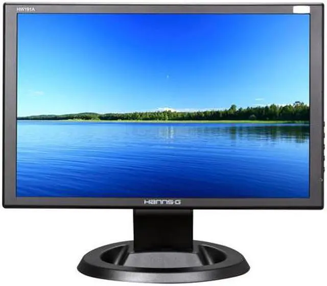 Alt view image 2 of 8 - Hanns-G HW-191APB Black 19" 5ms  Widescreen LCD Monitor 300 cd/m2 700:1 Built-in Speakers