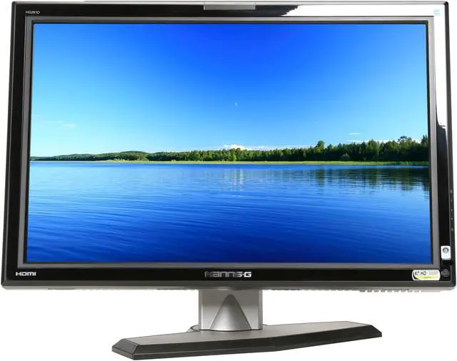 Alt view image 4 of 9 - Hanns·G HG-281DPB Black 28" 3ms  Widescreen LCD HDMI Monitor 500 cd/m2 800:1 Built-in Speakers