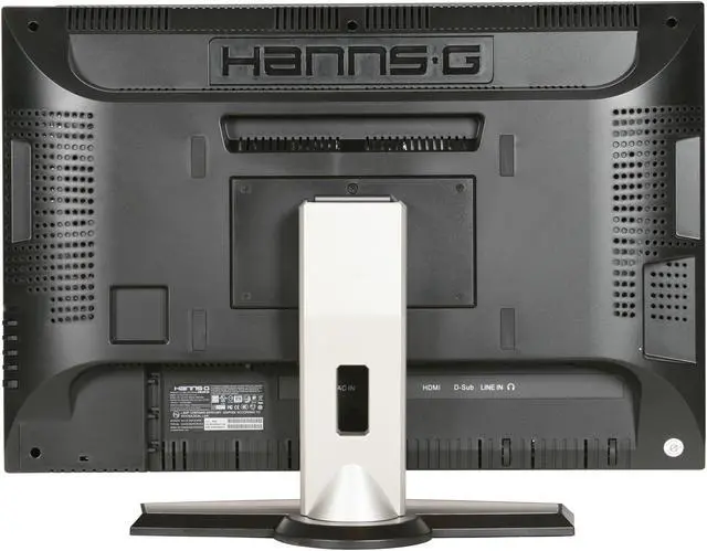 Alt view image 6 of 9 - Hanns·G HG-281DPB Black 28" 3ms  Widescreen LCD HDMI Monitor 500 cd/m2 800:1 Built-in Speakers
