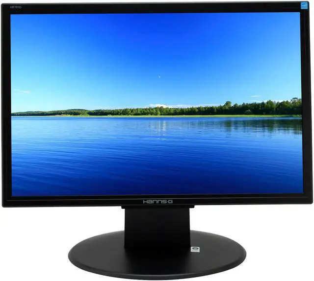 Alt view image 2 of 14 - Hanns·G HB-191DPB Black 19" 5ms DVI Widescreen LCD Monitor 300 cd/m2  2400:1(DCR)  Built in Speakers