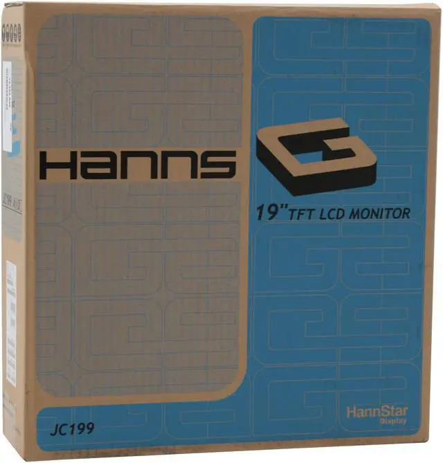 Alt view image 10 of 10 - Hanns-G 19" Active Matrix, TFT LCD SXGA LCD Monitor 5 ms D-Sub JC-199APB