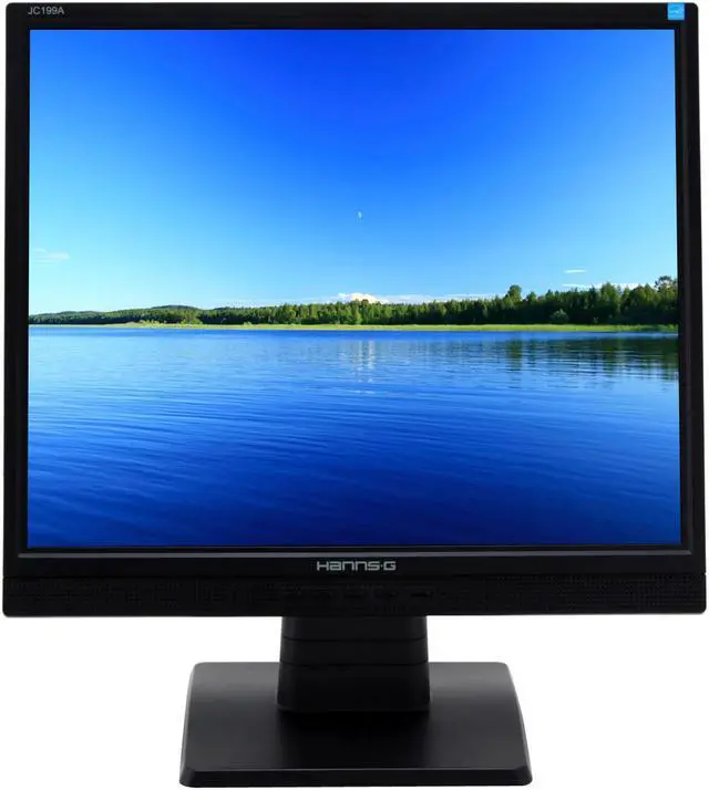 Alt view image 2 of 10 - Hanns-G 19" Active Matrix, TFT LCD SXGA LCD Monitor 5 ms D-Sub JC-199APB