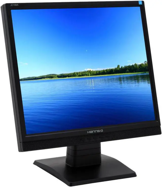 Alt view image 3 of 10 - Hanns-G 19" Active Matrix, TFT LCD SXGA LCD Monitor 5 ms D-Sub JC-199APB