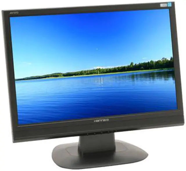 Alt view image 3 of 8 - Hanns·G JW-197DPB Black 19" 5ms Widescreen LCD Monitor 300 cd/m2 700:1(DCR 2400:1) Built in Speakers