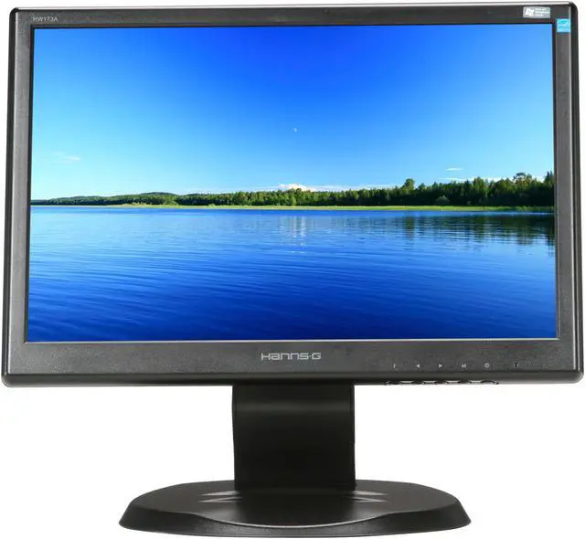 Alt view image 2 of 8 - Hanns-G HW-173ABB Black 17" 5ms Widescreen LCD Monitor 250 cd/m2 600:1