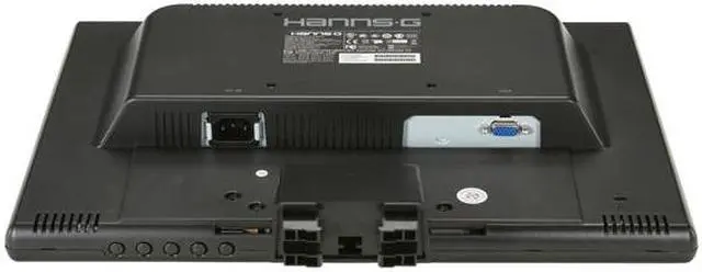 Alt view image 7 of 8 - Hanns-G HW-173ABB Black 17" 5ms Widescreen LCD Monitor 250 cd/m2 600:1