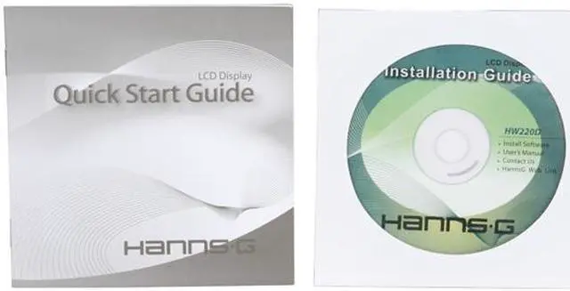Alt view image 12 of 13 - Hanns-G 22" Active Matrix, TFT LCD WSXGA+ LCD Monitor 5 ms D-Sub, DVI-D HW-220DPB