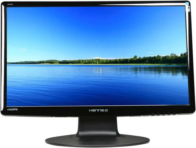 Alt view image 2 of 8 - Hanns·G HH-251HPB Black 24.6" 2ms HDMI Widescreen LCD Monitor 300 cd/m2 DC 15000:1(800:1) Built-in Speakers