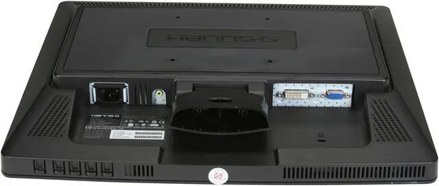 Alt view image 7 of 8 - Hanns·G HH-191DPB Black 19" 5ms LCD Monitor 300 cd/m2 DC 15000:1(1000:1) Built in Speakers w/ HDCP Support