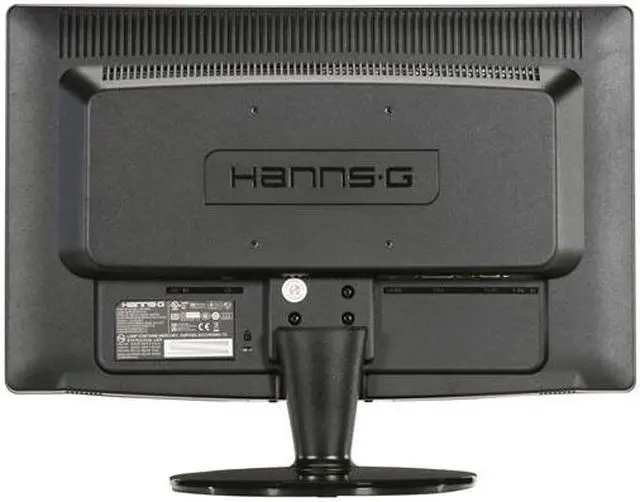 Alt view image 5 of 8 - Hanns·G HZ201HPB Black 20" 5ms HDMI Widescreen LCD Monitor 250 cd/m2 X-Contrast 10000:1(1000:1) Built-in Speakers
