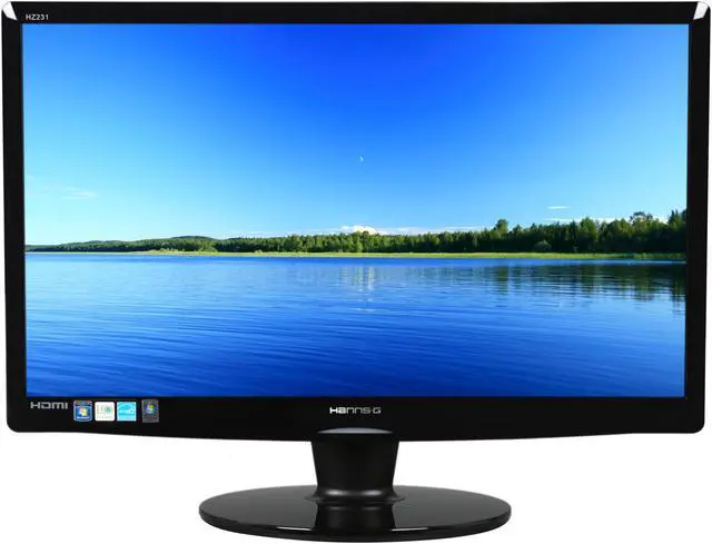 Alt view image 2 of 8 - Hanns-G 23" Active Matrix, TFT LCD LCD Monitor 5 ms D-Sub, DVI, HDMI HZ231HPB