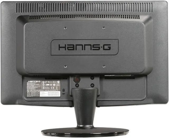 Alt view image 5 of 8 - Hanns·G HZ194APB Black 18.5" 1366 x 768 5ms Tilt Adjustable WideScreen LCD Monitor w/Speakers 250cd/m2 10,000:1