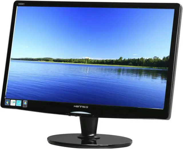 Main image of Hanns·G HZ201DPB Black 20" 5ms WideScreen LCD Monitor w/Speakers 250 cd/m2 X-Contrast 15,000:1 (1,000:1)