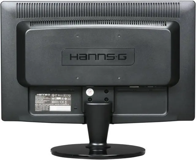 Alt view image 5 of 8 - Hanns·G HZ201DPB Black 20" 5ms WideScreen LCD Monitor w/Speakers 250 cd/m2 X-Contrast 15,000:1 (1,000:1)