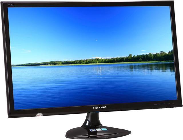 Alt view image 3 of 8 - Hanns-G HL227DBB 21.5" LED monitor 5ms Full HD 250 cd/m2 X-Contrast 15,000,000:1