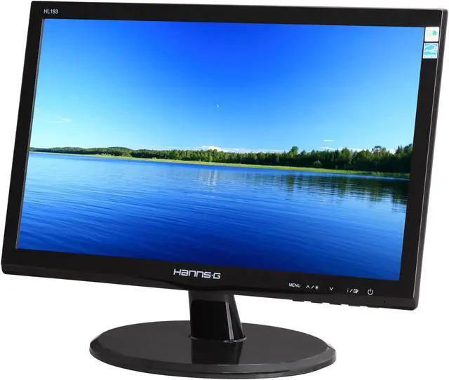 Main image of Hanns-G HL193ABB Black 18.5" 5ms  LED Backlight Widescreen LCD Monitor 250 cd/m2 30,000,000:1