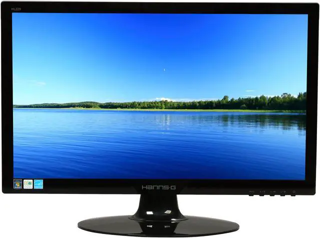 Alt view image 2 of 8 - Hanns-G 21.5" LCD Monitor 5 ms DVI-I, D-Sub HL229DPB
