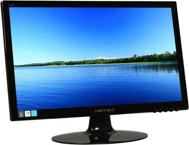 Alt view image 3 of 8 - Hanns-G 21.5" LCD Monitor 5 ms DVI-I, D-Sub HL229DPB