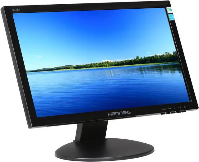 Alt view image 3 of 8 - Hanns-G 15.6" LCD Monitor 16 ms D-Sub HL161ABB