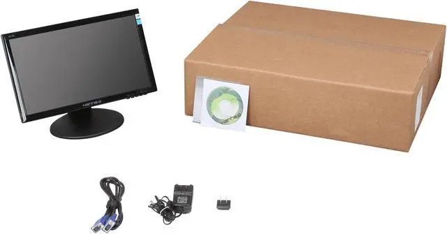 Alt view image 8 of 8 - Hanns-G 15.6" LCD Monitor 16 ms D-Sub HL161ABB