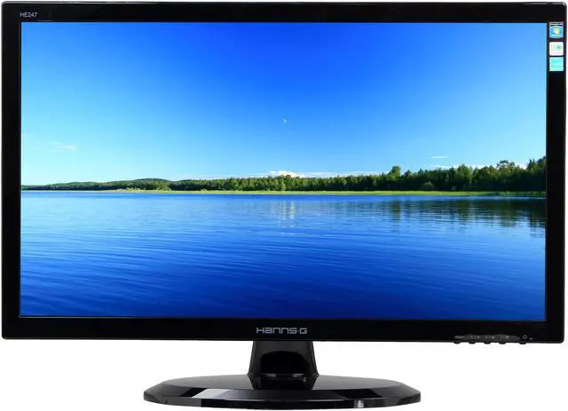 Alt view image 2 of 8 - Hanns-G 23.6" LCD Monitor 5 ms D-Sub, DVI HE247DPB