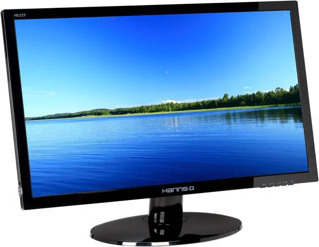 Alt view image 3 of 8 - Hanns-G 21.5" FHD LCD Monitor 5 ms D-Sub, DVI-D HE225DPB