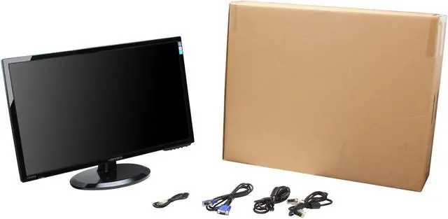 Alt view image 8 of 8 - Hanns-G 27" LCD Monitor 2 ms D-Sub, DVI, HDMI HL272HPB