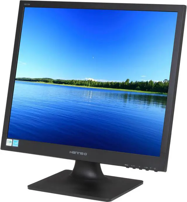 Main image of Hanns-G 19" Tilt Adjustable LCD Monitor 5 ms D-Sub, DVI-D HX194DPB