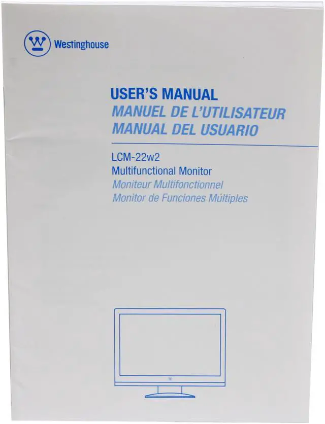 Alt view image 14 of 15 - Westinghouse 22" WSXGA LCD Monitor with multiple A/V inputs 5 ms D-Sub, DVI-D, Composite, S-Video, YPbPr LCM-22w2