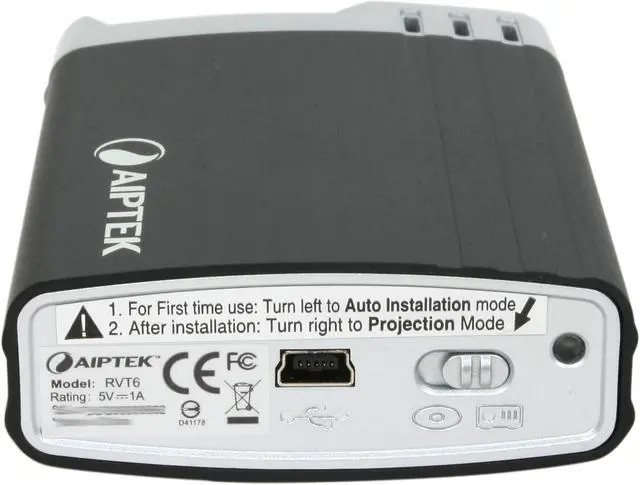 Alt view image 4 of 5 - AIPTEK PocketCinema T20 VGA 640x480 8 Lumens LCoS Pico Projector