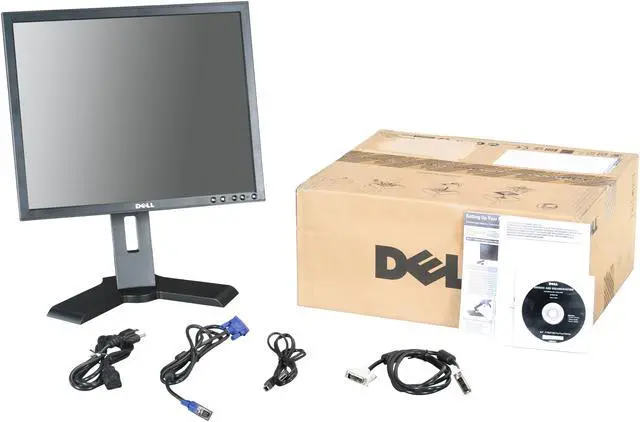 Alt view image 11 of 11 - Dell Professional P190S Black 19" 5ms Pivot, Swivel & Height Adjustable LCD Monitor 250 cd/m2 800:1