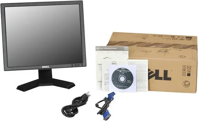 Alt view image 8 of 8 - Dell 17" LCD Monitor 5 ms D-Sub E170S