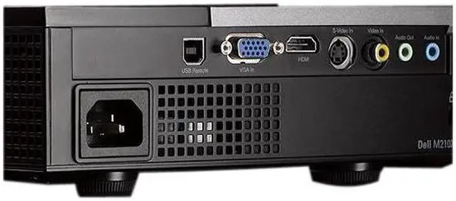 Alt view image 3 of 6 - Dell M210X 1024 x 768 2000 ANSI Lumens (Max.) DLP Mobile Series Projector 2100:1
