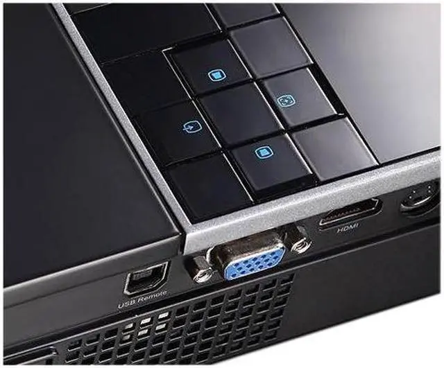 Alt view image 5 of 6 - Dell M210X 1024 x 768 2000 ANSI Lumens (Max.) DLP Mobile Series Projector 2100:1