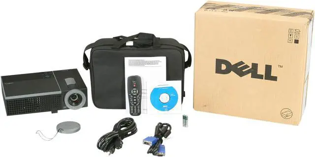 Alt view image 8 of 8 - Dell 1610HD 1280 x 800 WXGA 3500 ANSI Lumens, Easy setup and maintenance, Versatile connectivity, Up to 362” diagonal projection, DLP Projector