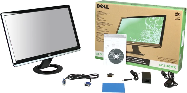 Alt view image 7 of 7 - Dell 21.5" 60Hz Active Matrix, TFT LCD LCD Monitor 5ms (2ms GTG) D-Sub, DVI-D S2230MX