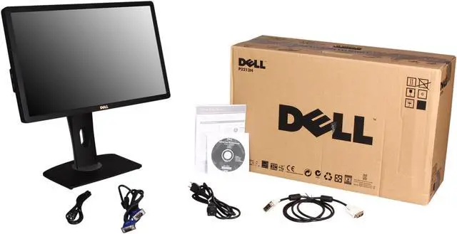 Alt view image 11 of 11 - Dell P2212H Black 21.5" 5ms Swivel, Height & Pivot Adjustable Widescreen LED-Backlit LCD Monitor 250 cd/m2 DC 2,000,000:1 (1000:1)