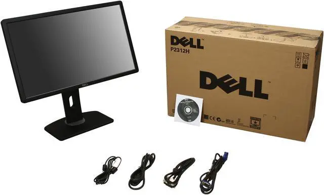 Alt view image 10 of 10 - Dell P2312H Black 23" 5ms Swivel , Height & Pivot Adjustable Widescreen LED-Backlit LCD Monitor 250 cd/m2 DC 2 Million:1 (1000:1)