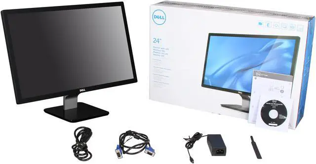 Alt view image 8 of 8 - Dell 24" 60 Hz LCD Monitor, VA Panel 6 ms (GTG) D-Sub, HDMI S2440L