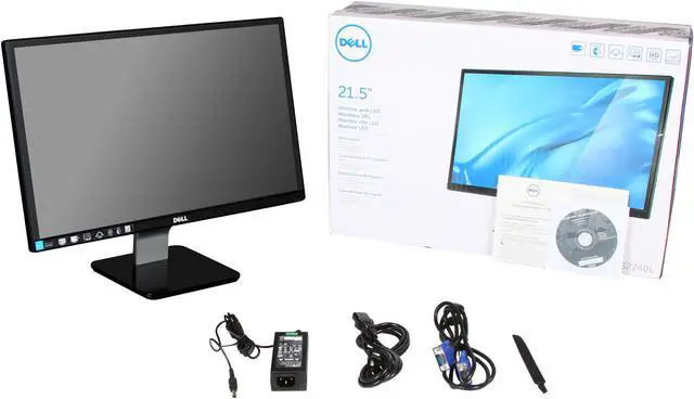 Alt view image 8 of 8 - Dell 21.5" 60 Hz IPS LCD Monitor, IPS Panel 7ms (GTG) D-Sub, HDMI S2240L