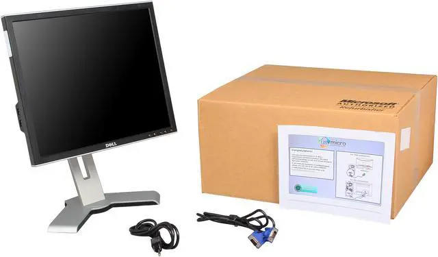 Alt view image 11 of 11 - Dell 19" 60 Hz LCD Monitor 5 ms D-Sub, DVI-D 1908FP 1908FP
