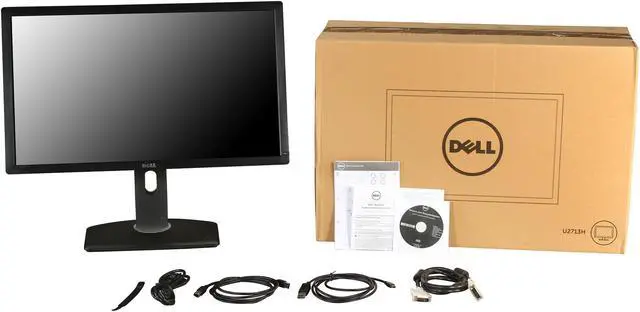 Alt view image 11 of 11 - Dell UltraSharp U2713H Black 27" WQHD 6ms(GTG) IPS-panel Displayport HDMI Widescreen LED Backlight Monitor 1.07billion colors 350 cd/m2 DC 2Million:1 (1000:1), height&pivot adjustable
