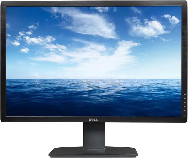 Alt view image 2 of 10 - Dell 30" 60 Hz IPS Height Adjustable IPS LCD Monitor 6 ms HDMI, DVI, DisplayPort, Mini-DP, 6-1 media reader U3014